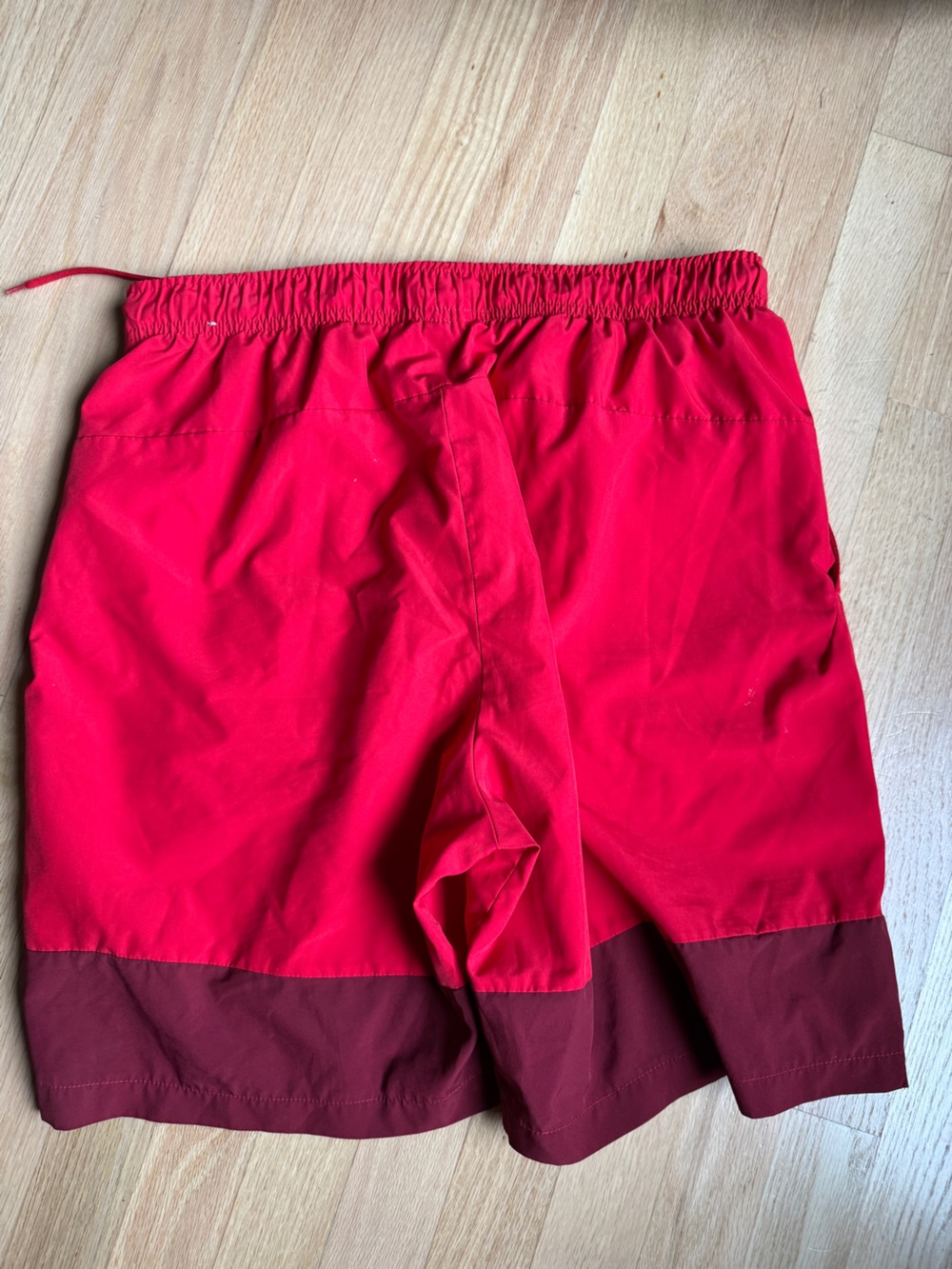 Nike Red Mini Skirt with Dark Red Hem